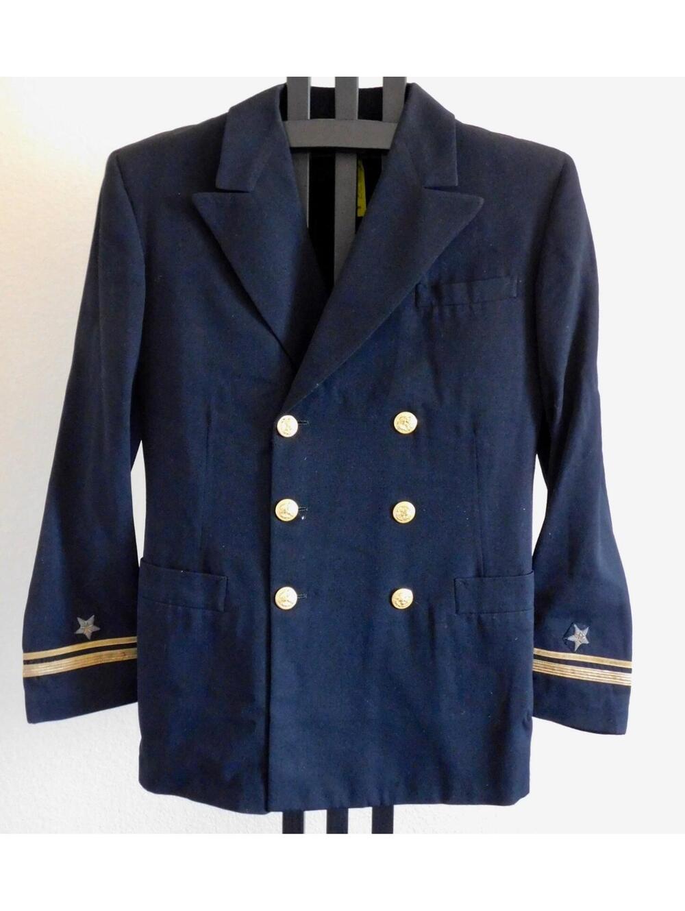 US Navy Dress Jacket Mens Size 40R Wool Military Uniform Blazer Gold Buttons